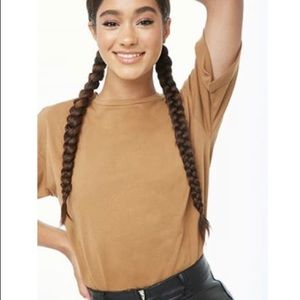 Camel boyfriend fit tshirt